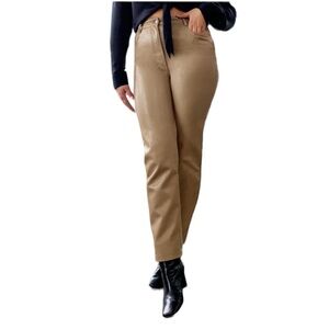 Wilfred x Aritzia - The Melina Vegan Leather Straight Leg Pants Sz 4